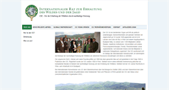 Desktop Screenshot of cic-wildlife.de